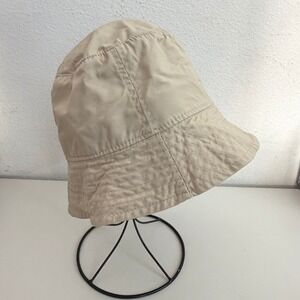 Zara Tan Beige Neutral Classic Bucket Hat Size Medium Made in Turkey